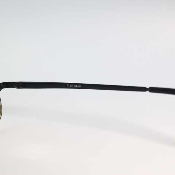 Peachtree 7719 Eyeglasses Capri Black 56-19 145 slim frame rectangle rim N5 - Picture 10 of 11